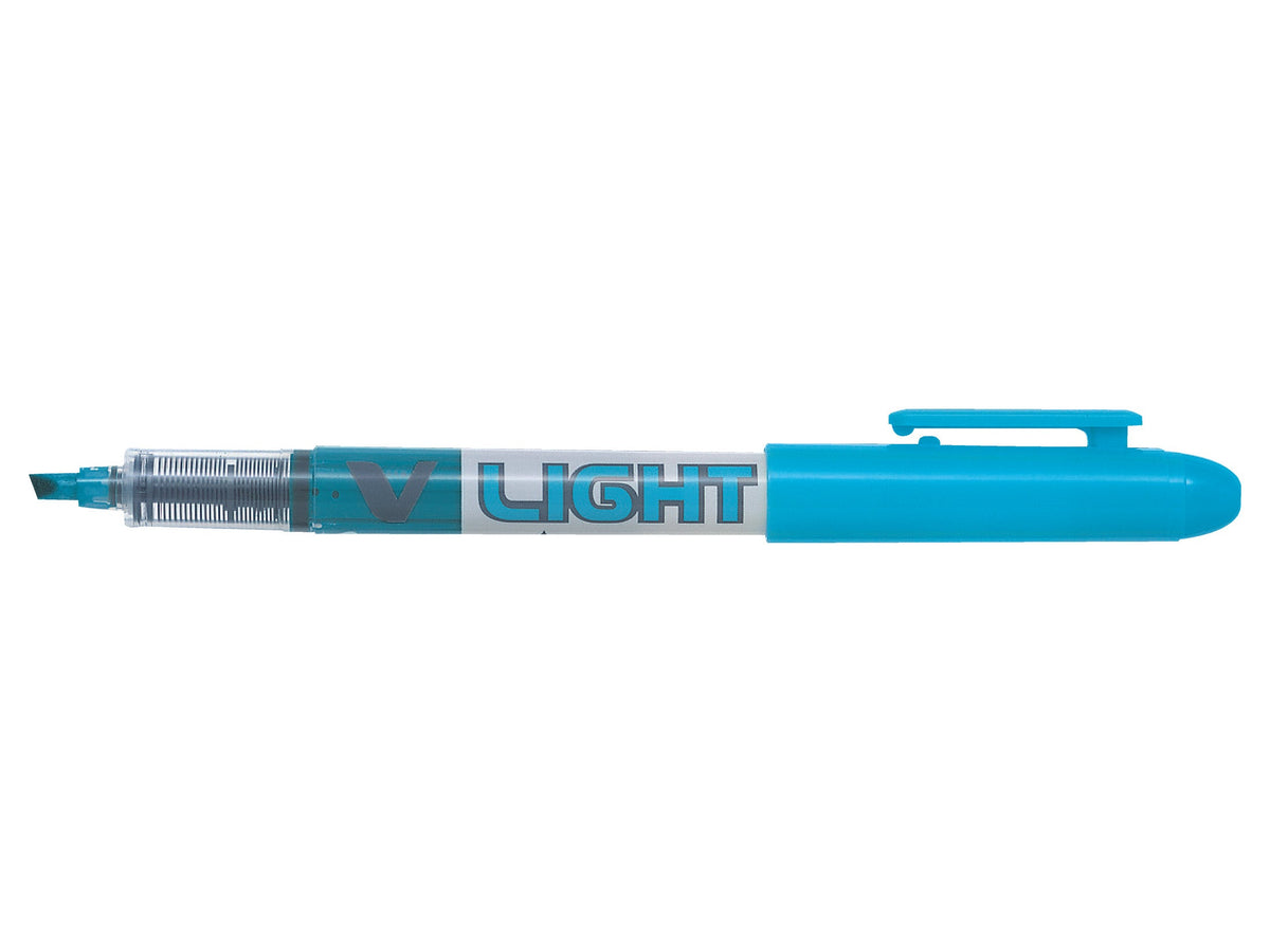 Rotulador fluorescente Pilot V-Liquid Light Azul