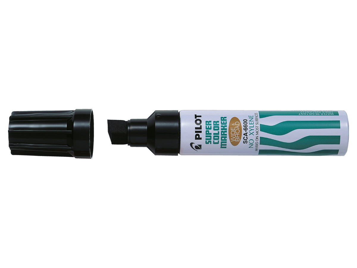 Pilot SCA-6600 marcador 1 pieza Punta biselada Negro