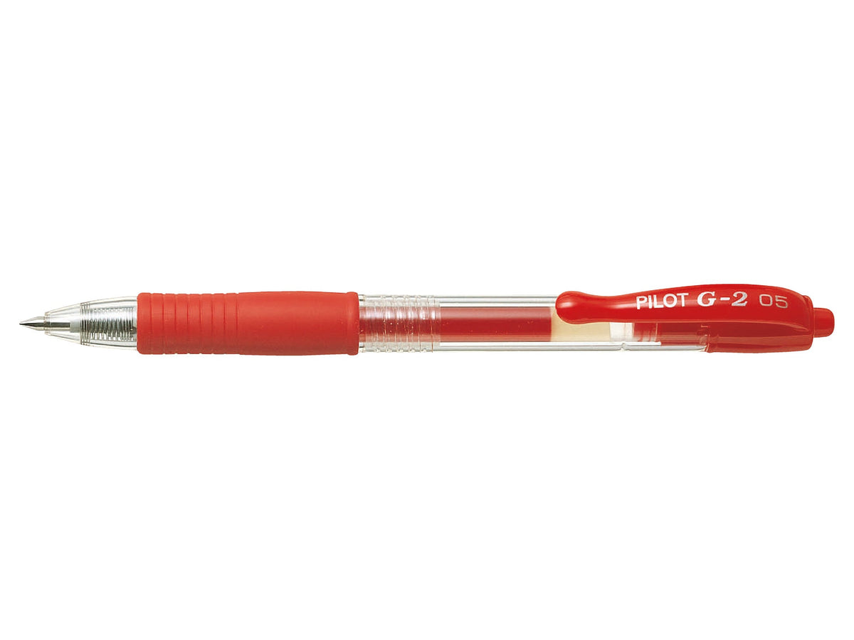 Bolígrafo de gel Pilot BL-G2-5 punta fina Rojo