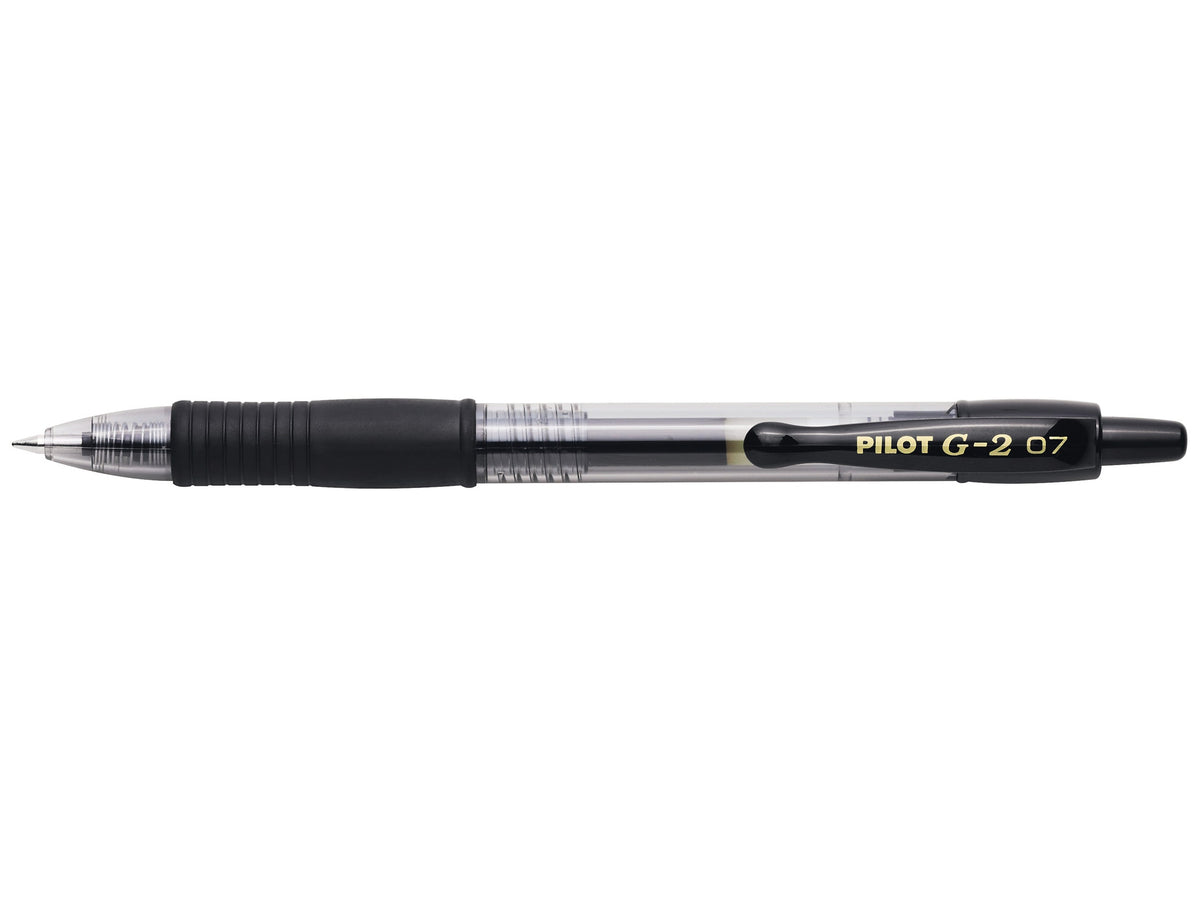 Pilot gelpen m/klik G-2 0,7 sort BL-G2-7-B