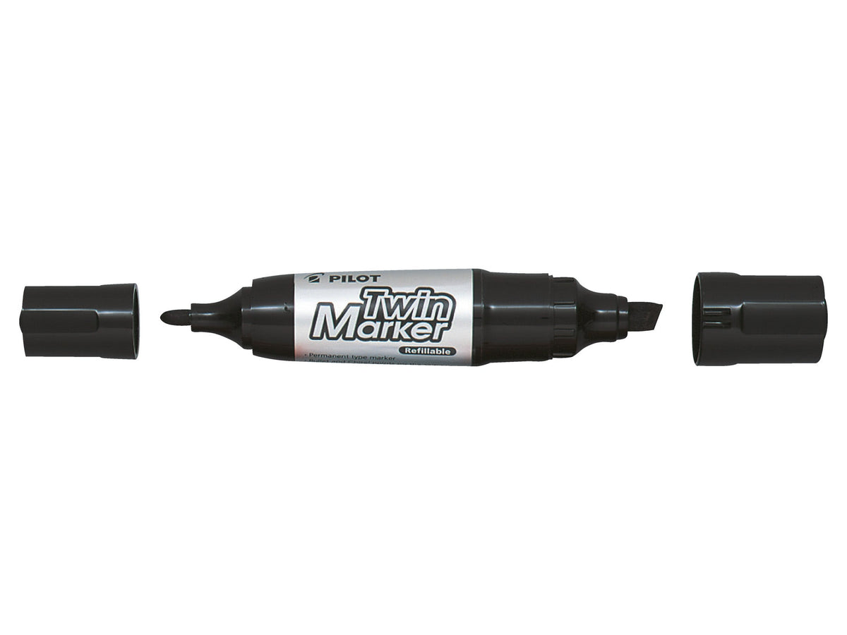 Pilot Rotulador doble Jumbo, negro marcador ráp