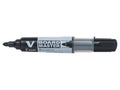 Pilot V-Board Master rotulador 1 pieza punta redonda Negro