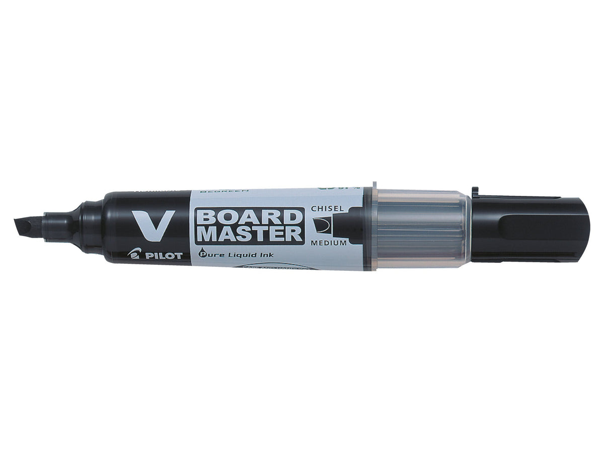 Pilot V-Board Master rotulador 1 pieza punta biselada Negro