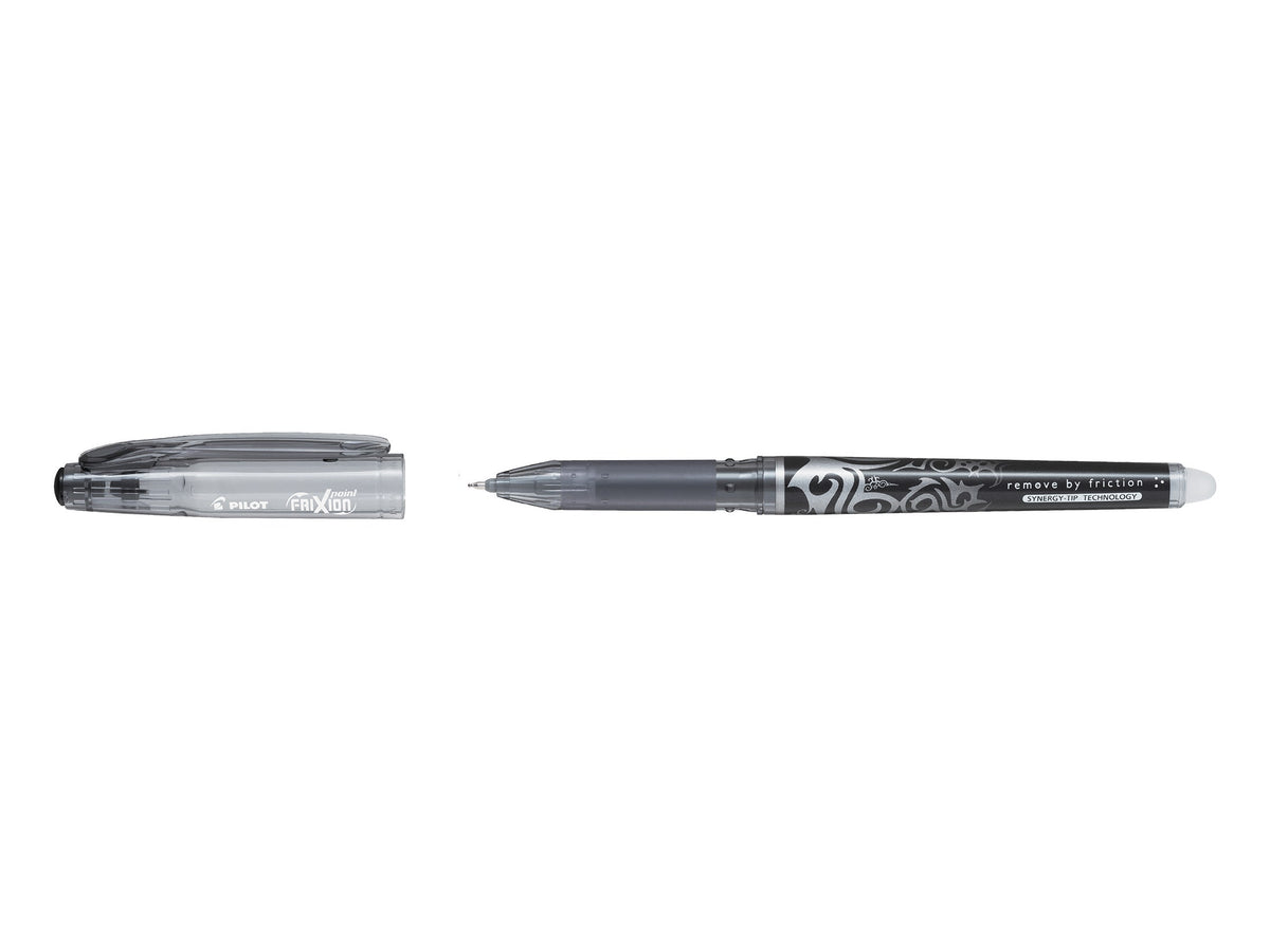 Bolígrafo borrable con capuchón Pilot Frixion Point 0,5 Negro BL-FRP5-B