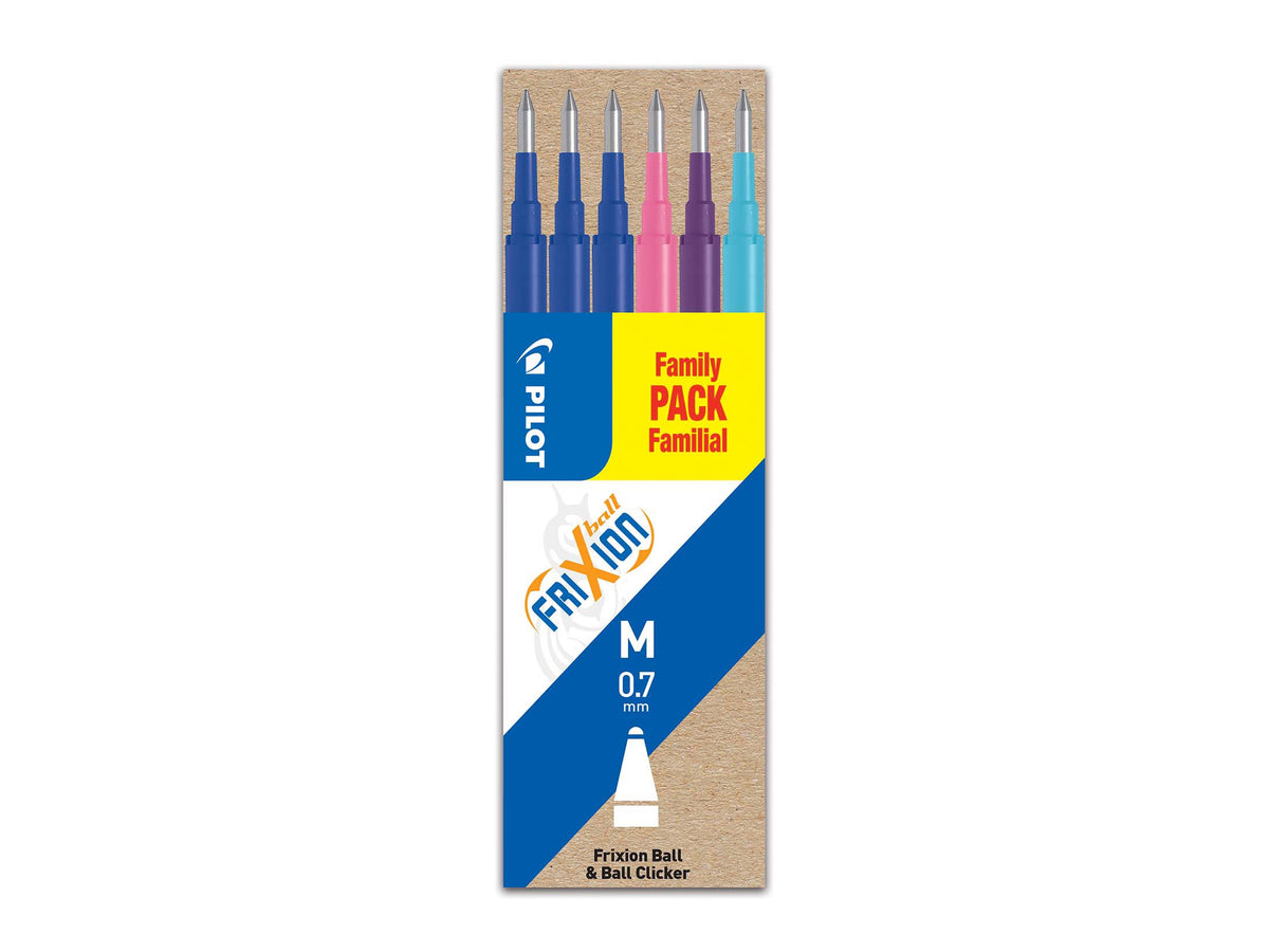 Recambios Pilot FriXion Ball punta media Azul, Rosa