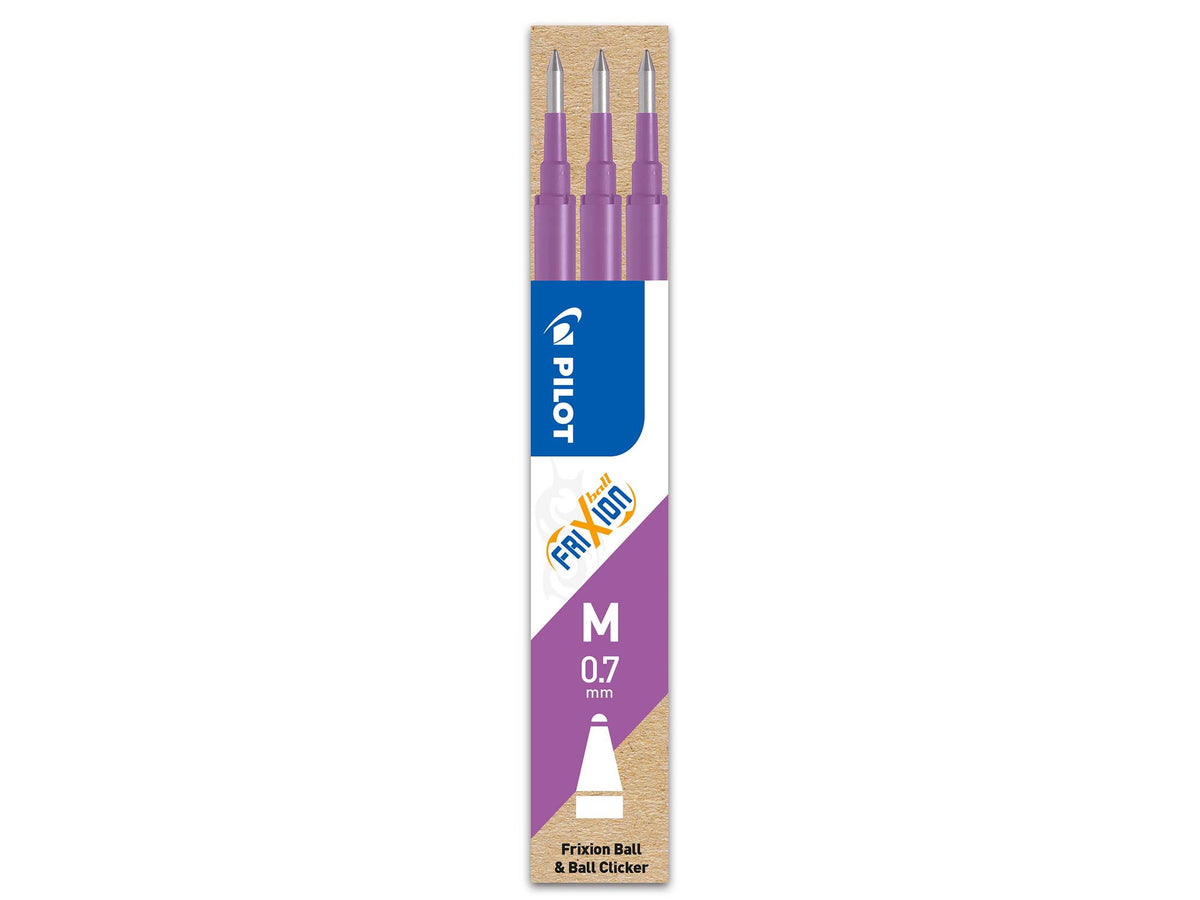 Pilot FriXion Ball Mellem Lilla 3 stk