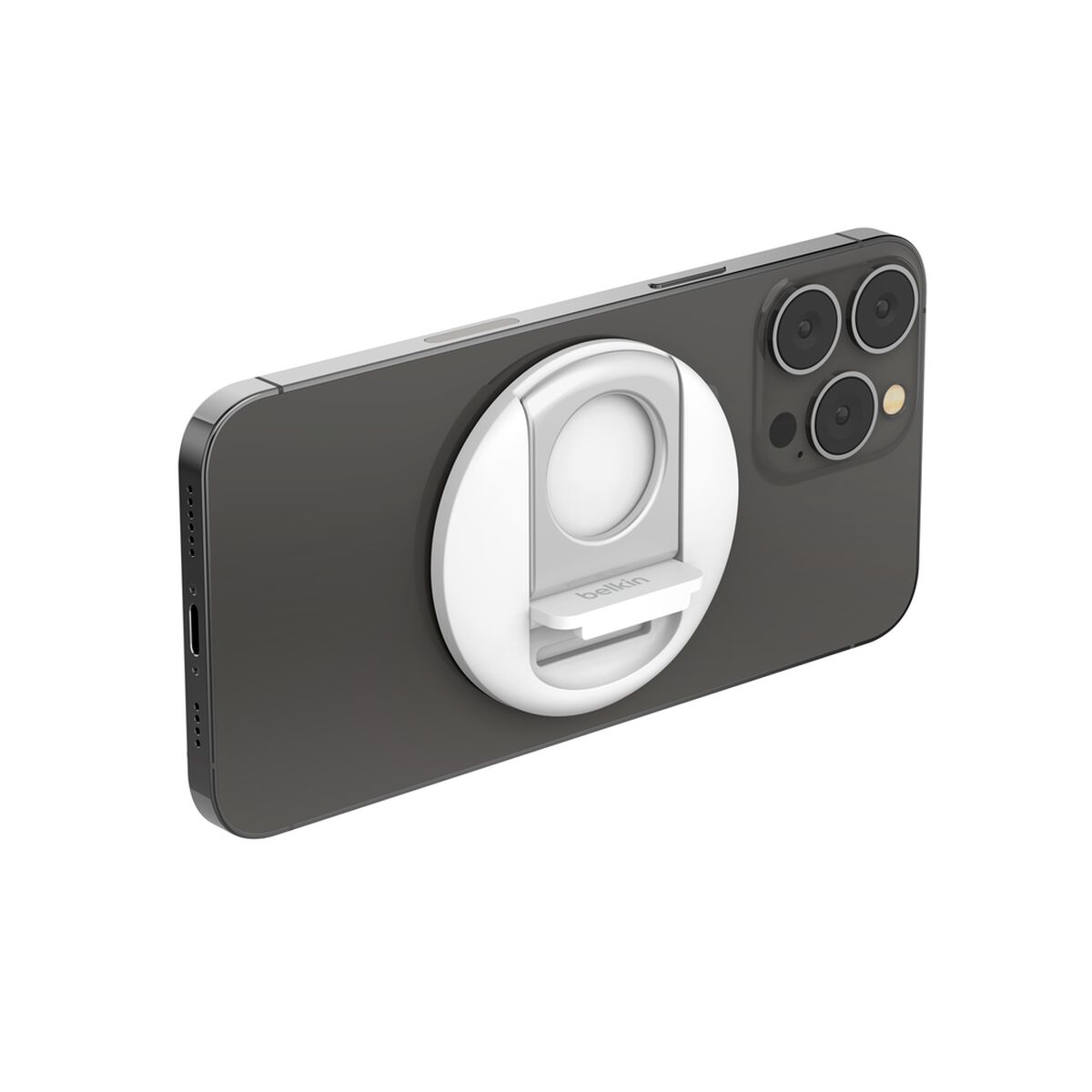 Montaje magnético para teléfono móvil - compatible con MagSafe, para notebooks de Mac - blanco - para Apple iPhone 12, 13, 14, 16; MacBook Air; MacBook Pro