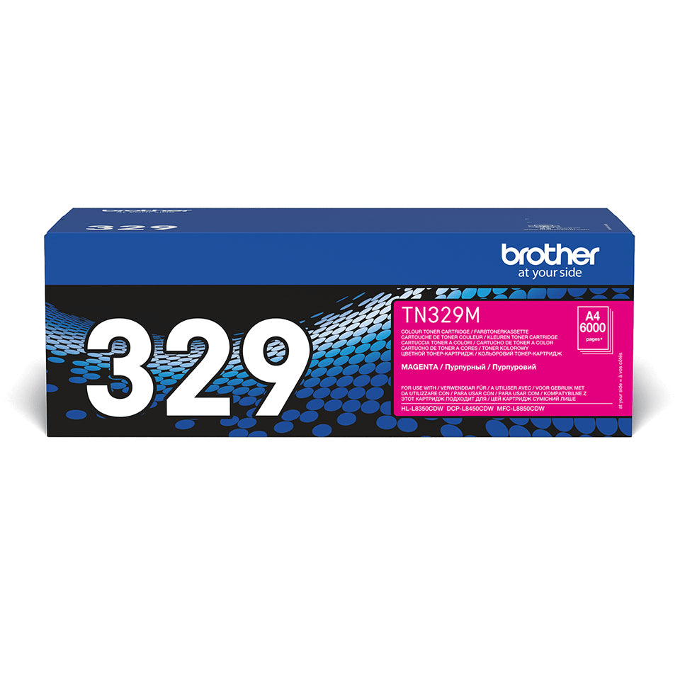Brother TN-329M cartucho de tóner 1 pieza(s) Original Magenta (2)