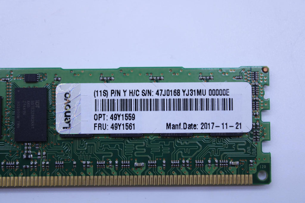 IBM Memoria 4GB X3550M4/X3650M4 49Y1561-RFB – Reacondicionado