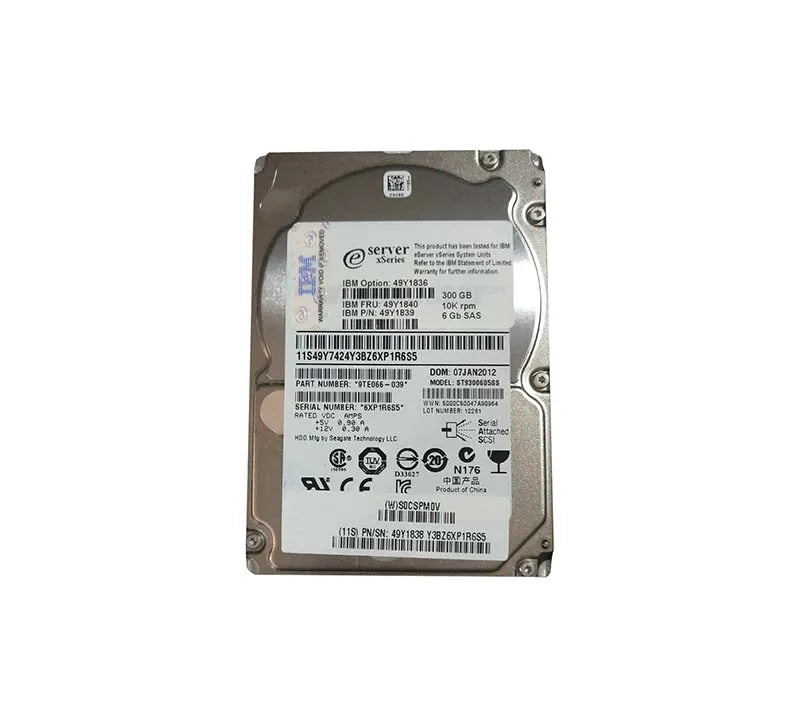 IBM 300GB 10K SFF 6Gbps HDD 49Y1839-RFB – Reacondicionado (2)