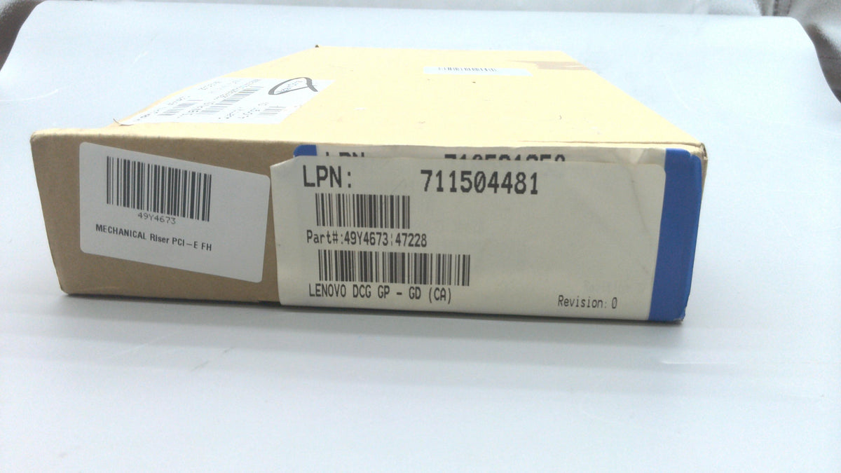IBM X3250 M3 Tarjeta elevadora PCIe 49Y4673-RFB – Reacondicionado