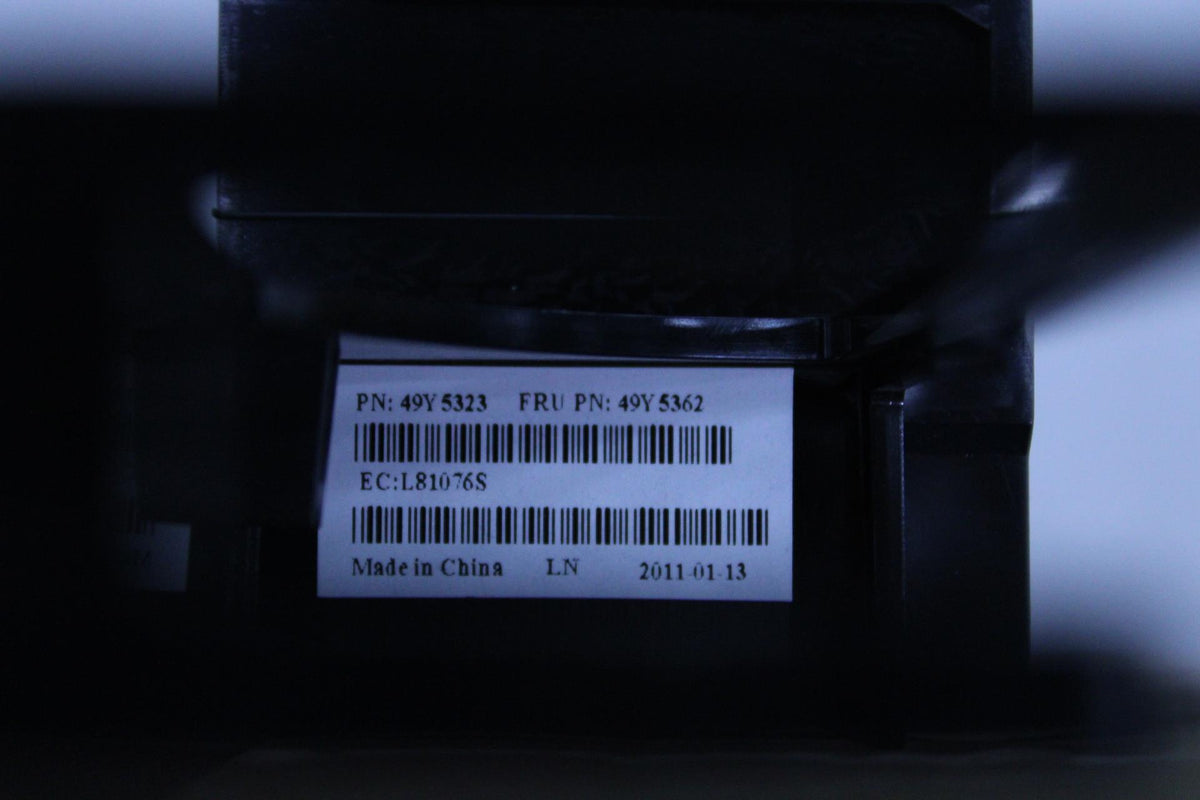 IBM Jaula de ventilador de hardware 49Y5362-RFB – Reacondicionado