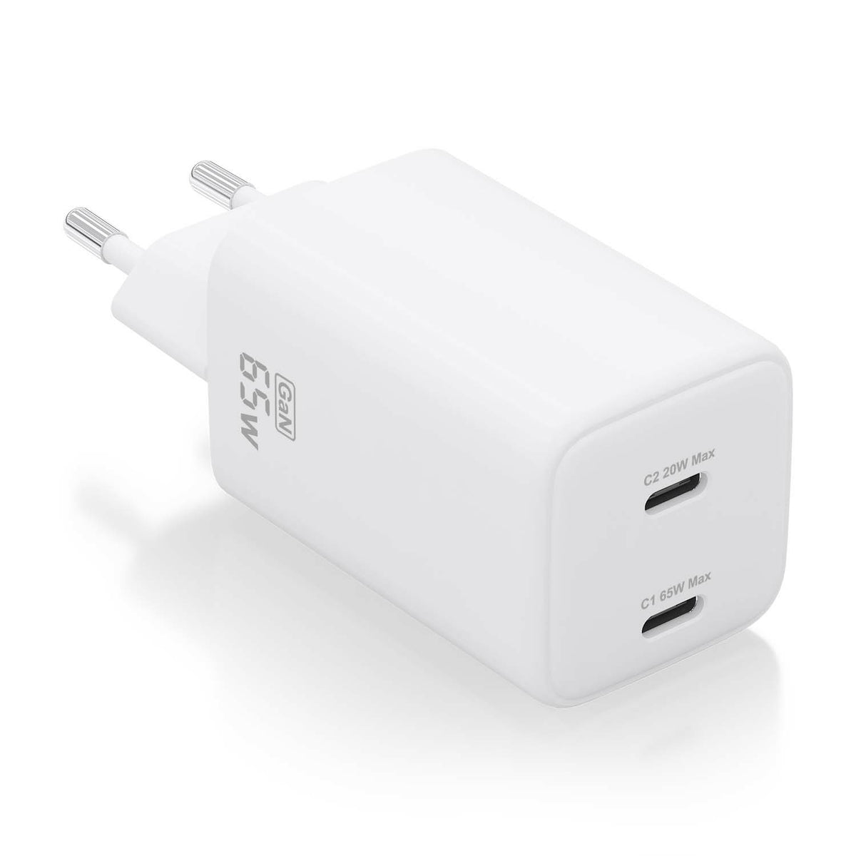 AISENS ASCH-65W2P039-W cargador de dispositivo móvil Universal Corriente alterna Carga rápida Interior (2)