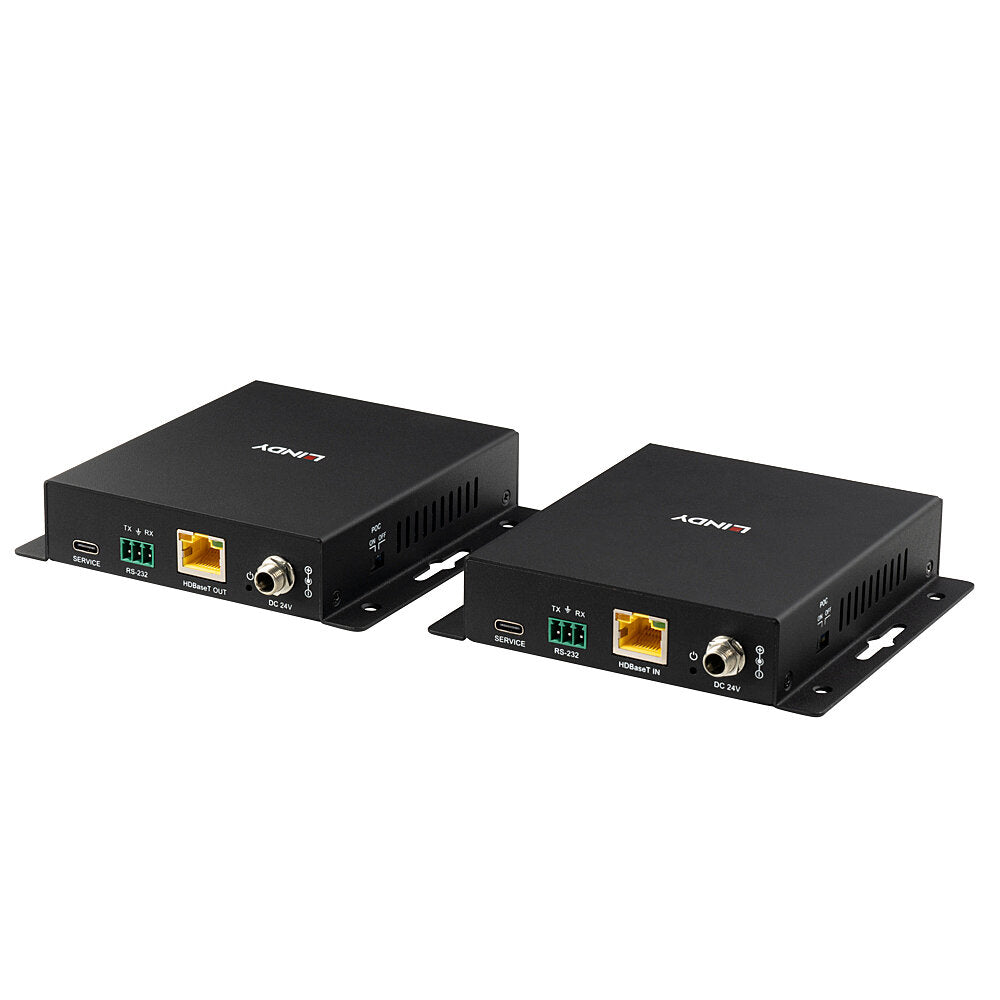 Lindy 39347 extensor audio/video Transmisor y receptor de señales AV Negro (5)