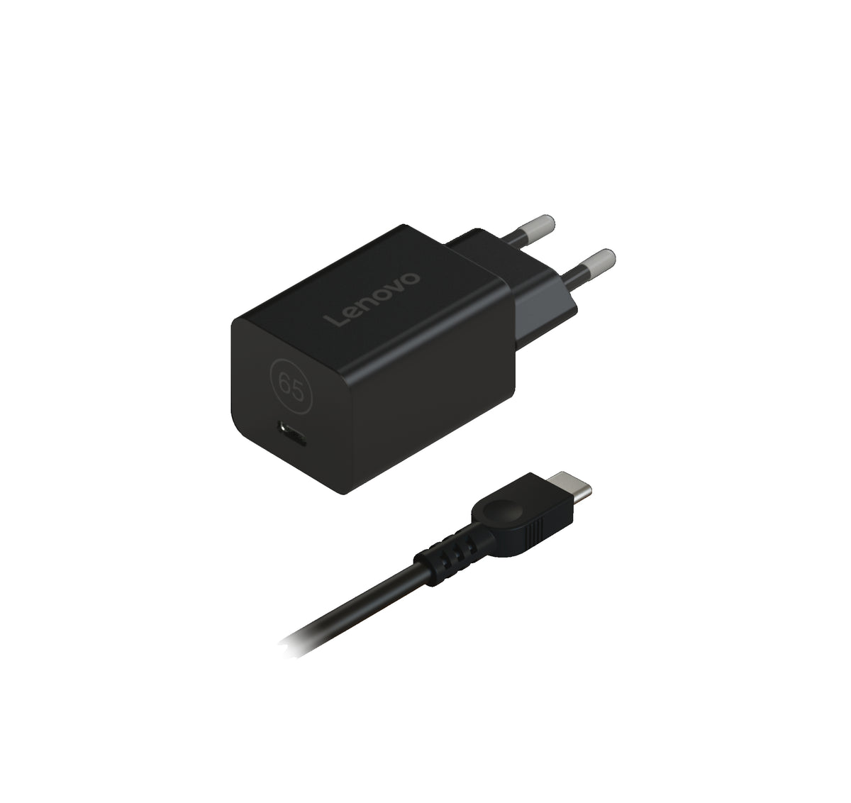 Lenovo GaN Nano 65W Universal Negro Corriente alterna Interior (2)