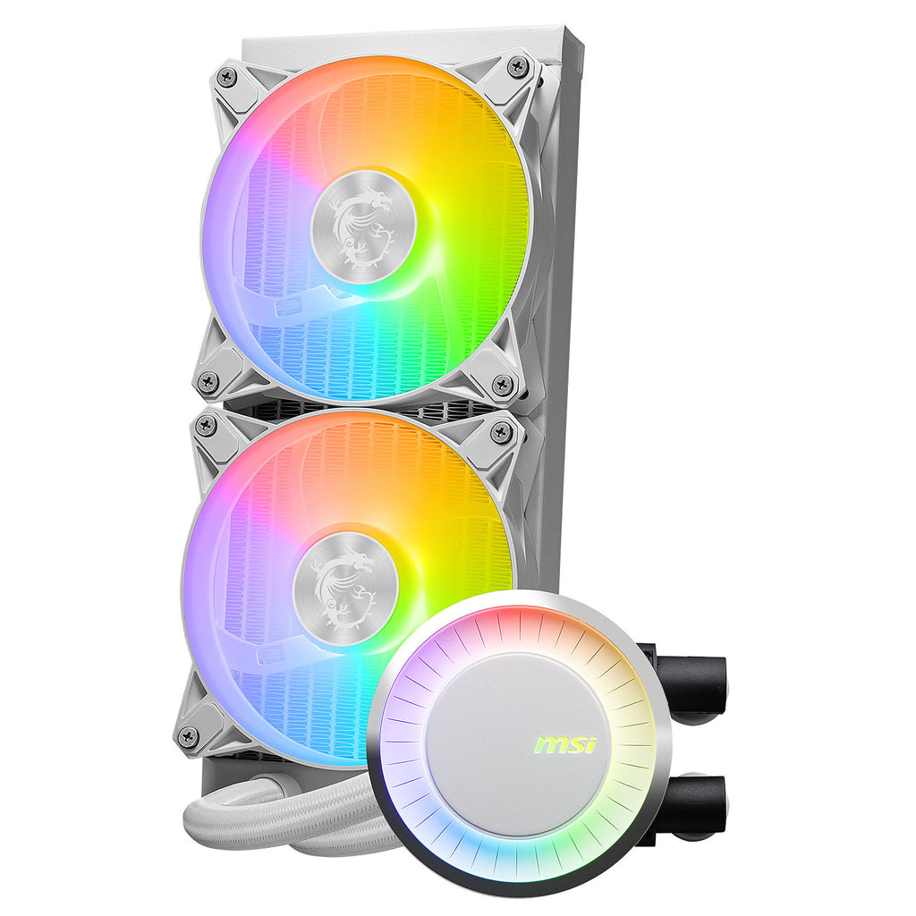 MSI MAG Coreliquid E240 WHITE Placa base, Procesador Sistema de refrigeración líquida todo en uno 12 cm Blanco (3)