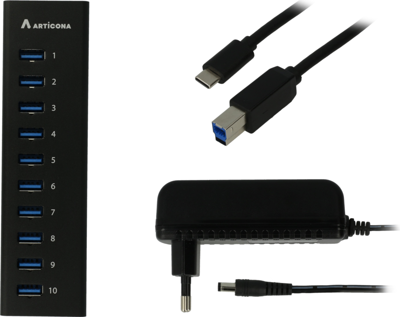 Hub USB 3.0 tipo C ARTICONA 10 puertos (5)