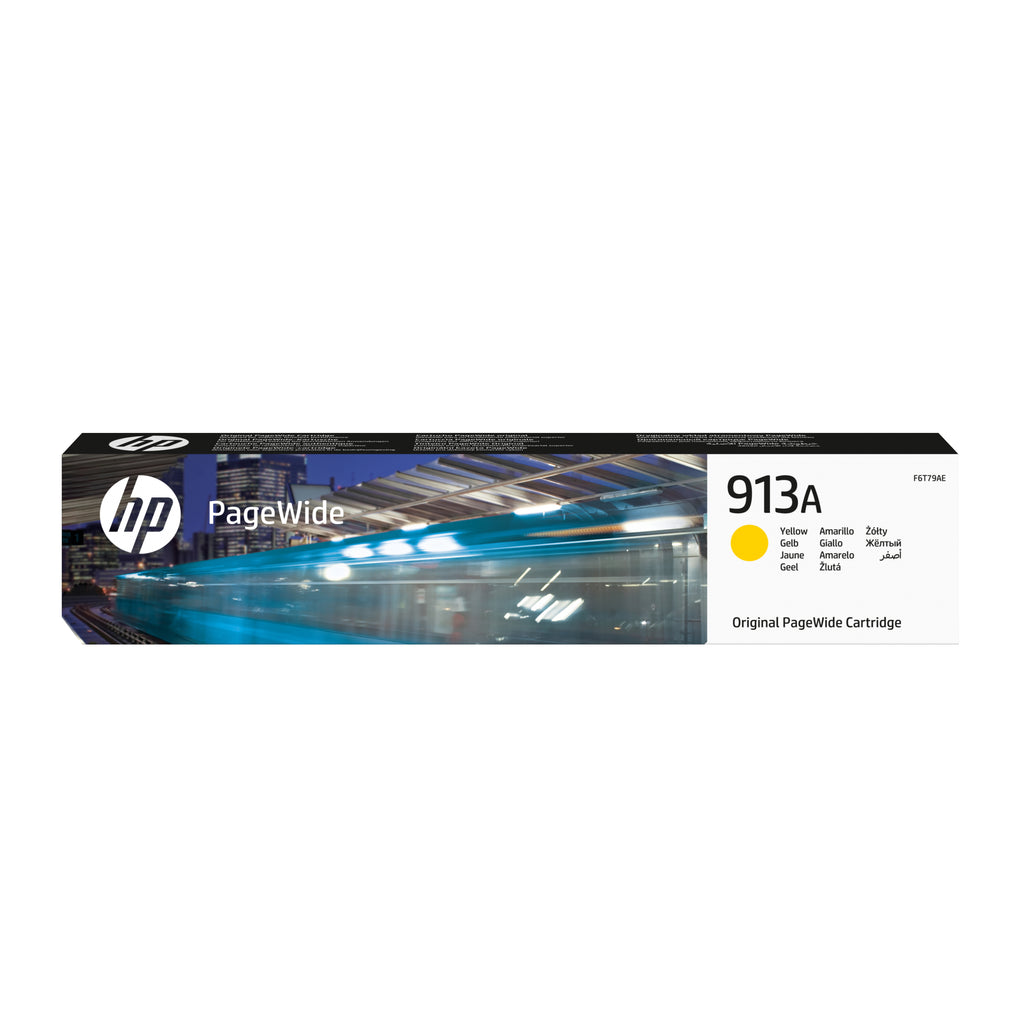 HP 913A Yellow Original PageWide Cartridge cartucho de tinta 1 pieza(s) Estándar (2)