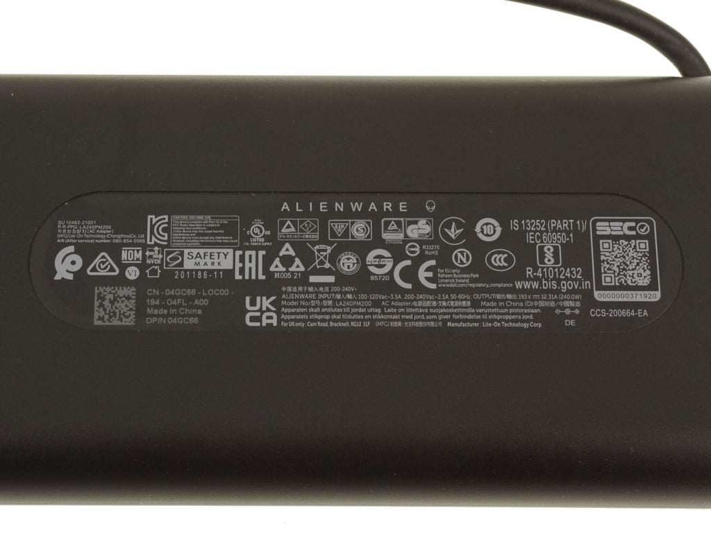 Dell 240W adaptador de CA para y 4GC66 (3)