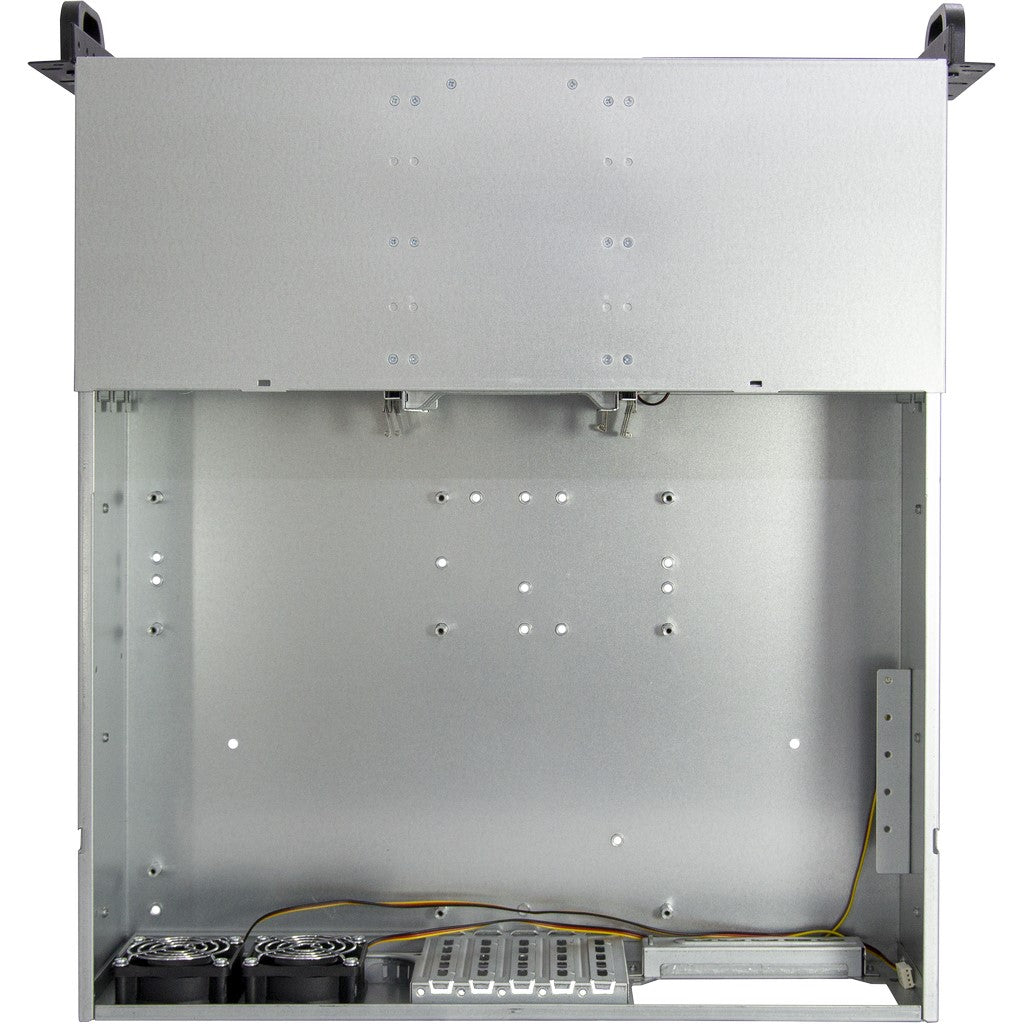 Inter-Tech 3U-30248 Rack Negro, Acero inoxidable