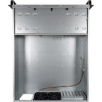 Inter-Tech 4U 40255 Rack Negro, Gris