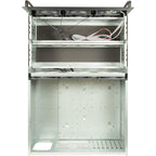 Inter-Tech 4F28 Rack Negro, Plata