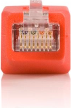 Startech C6CROSSOVER - Adaptador de cruce, RJ-45 (M) a RJ-45 (H), CAT 6, rojo (3)
