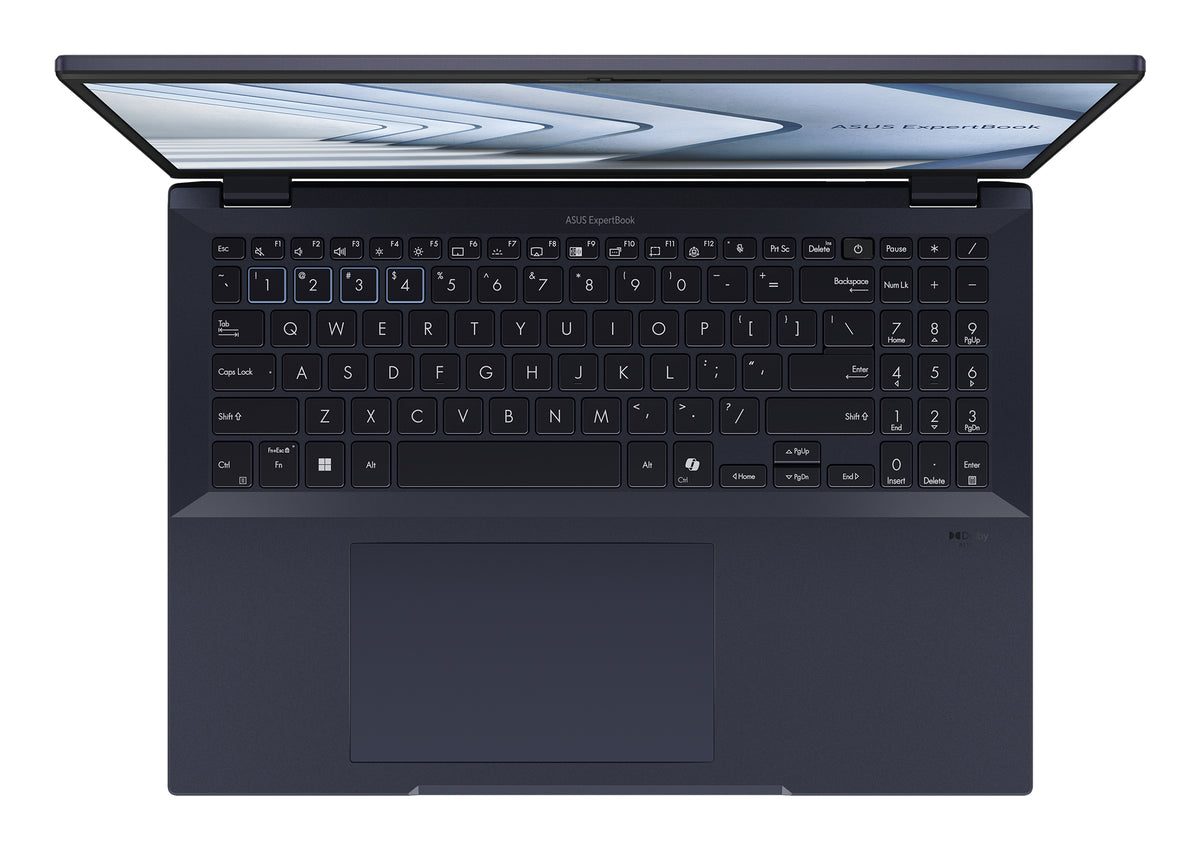 ASUS ExpertBook B5 B5604CMA-QW0054X Intel Core Ultra 5 125U Portátil 40,6 cm (16") WUXGA 16 GB DDR5-SDRAM 512 GB SSD Wi-Fi 6E (802.11ax) Windows 11 Pro Negro QWERTZ Alemán (8)