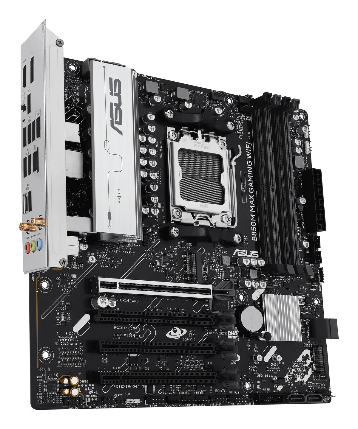 ASUS B850M MAX GAMING WIFI AMD B850 Zócalo AM5 micro ATX (5)
