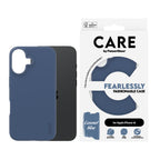 PanzerGlass CARE™ by ® Case Blue iPhone 16 funda para teléfono móvil Azul
