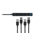 Conceptronic HUBBIES05B hub de interfaz USB 2.0 480 Mbit/s Negro (4)