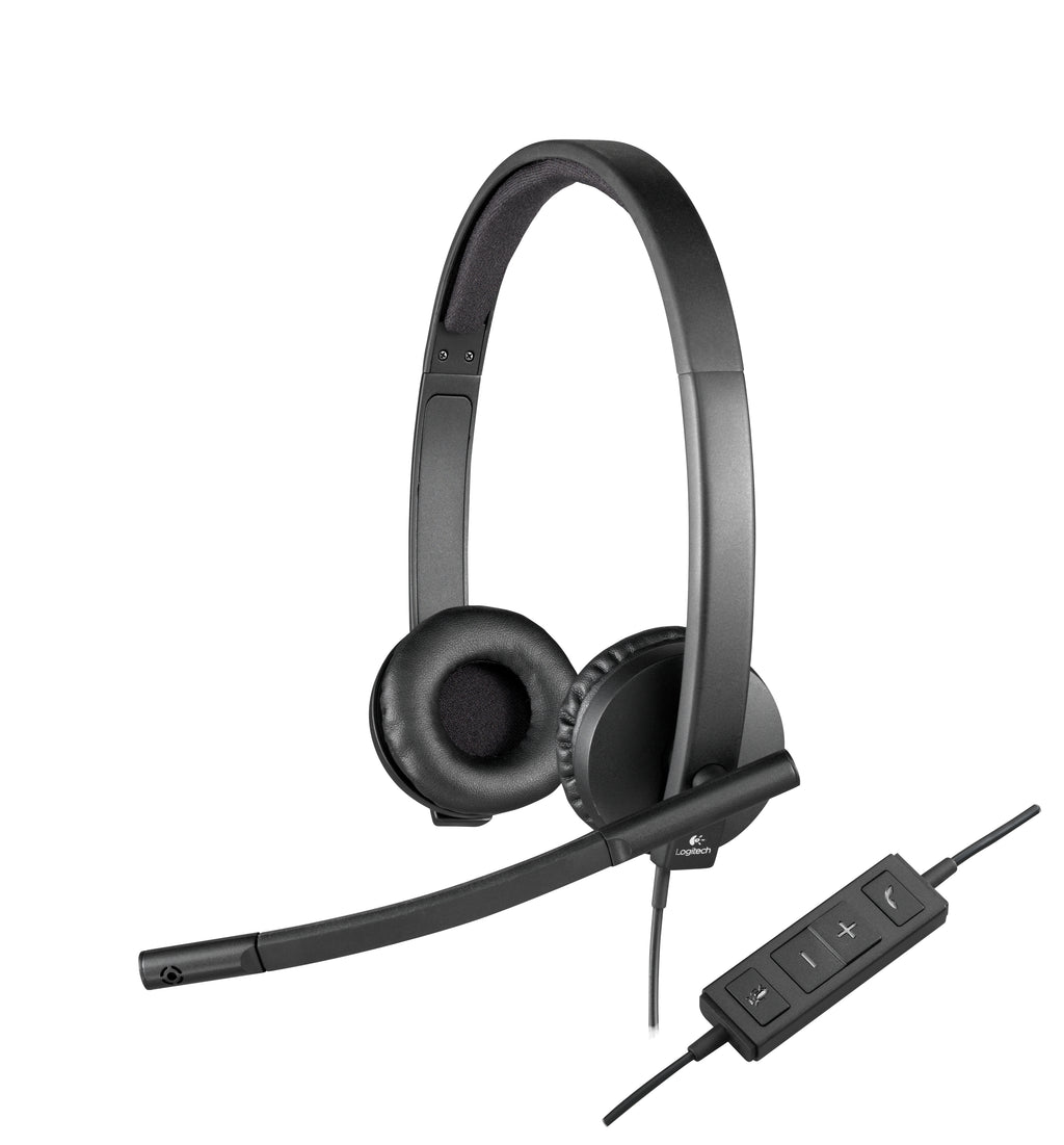 Logitech H570E Auriculares Alámbrico Diadema Oficina/Centro de llamadas USB tipo A Negro (2)