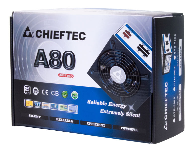 Chieftec CTG-750C unidad de fuente de alimentación 750 W 24-pin ATX ATX Negro (2)