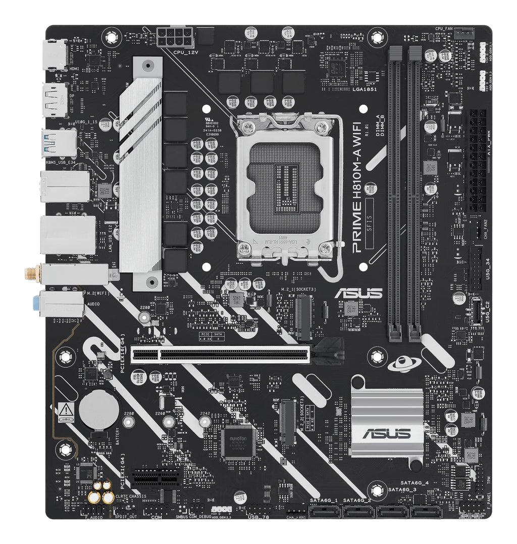 ASUS PRIME H810M-A WIFI Intel H810 LGA 1851 (Socket V1) micro ATX (2)