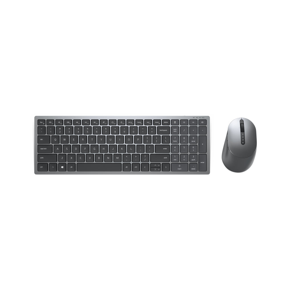 DELL KM7120W teclado Ratón incluido Oficina RF Wireless + Bluetooth Gris, Titanio (2)