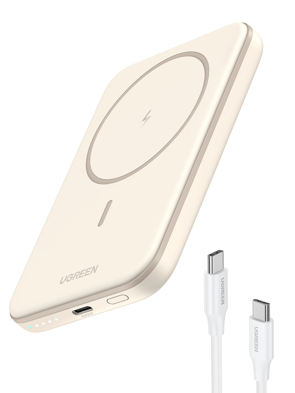 Ugreen 25207 batería externa 5000 mAh Cargador inalámbrico Negro (2)
