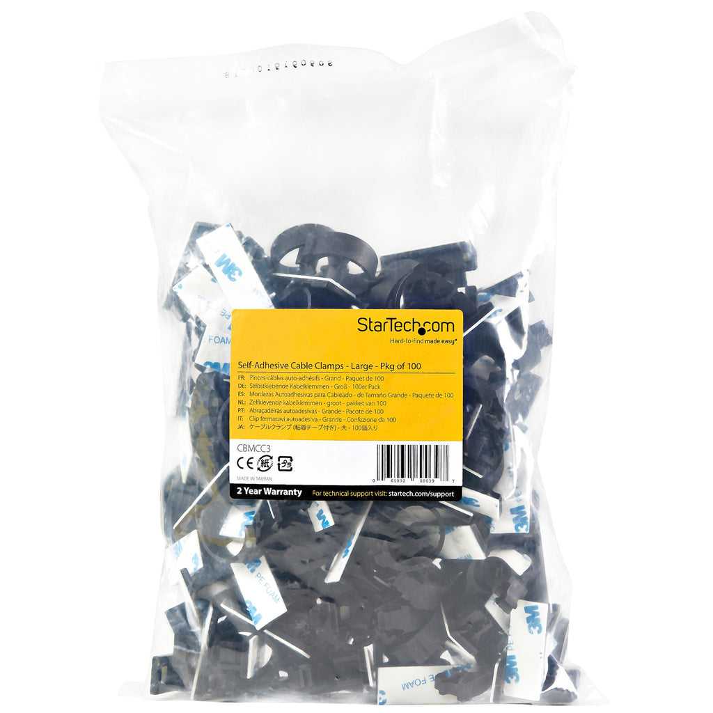 StarTech.com CBMCC3 abrazadera para cable 100 pieza(s) (7)