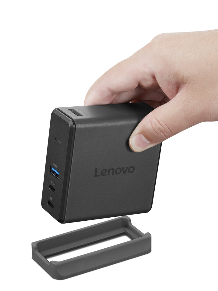 Lenovo G0AE0065EU base para portátil y replicador de puertos Alámbrico USB 3.2 Gen 1 (3.1 Gen 1) Type-C Negro, Gris (8)