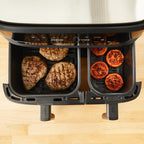 Tefal Dual Easy Fry & Grill EY905B Doble 8,3 L Independiente 2700 W Freidora de aire caliente Gris (6)