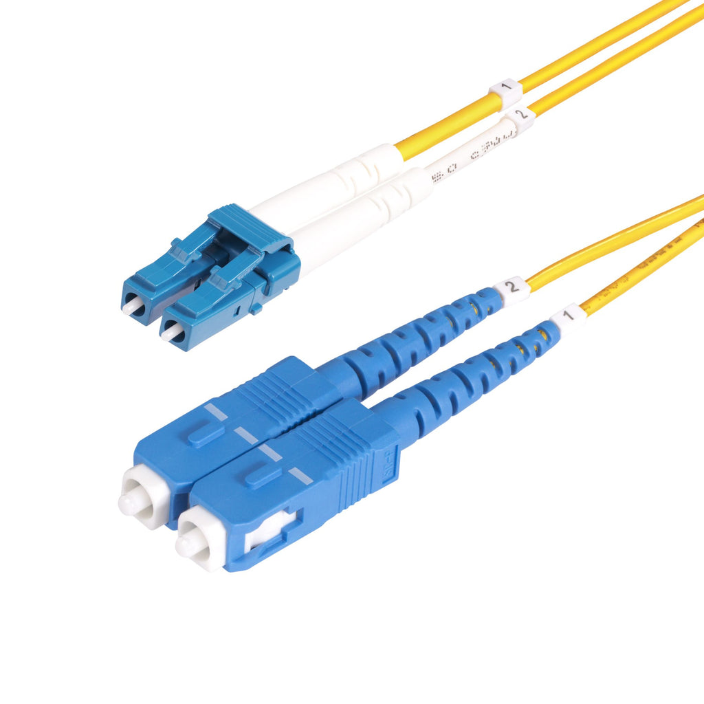 StarTech.com SMLCSC-OS2-50M Cable de fibra óptica e InfiniBand Amarillo
