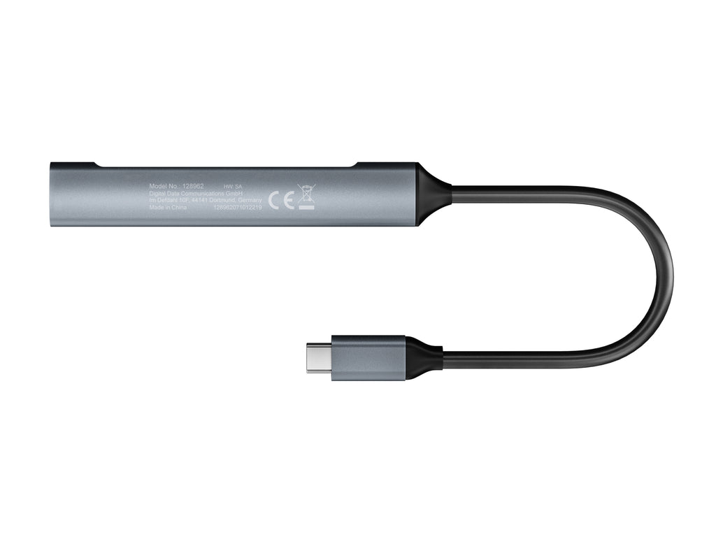 Equip 128962 hub de interfaz USB 3.2 Gen 1 (3.1 Gen 1) Type-C 5000 Mbit/s Plata (2)