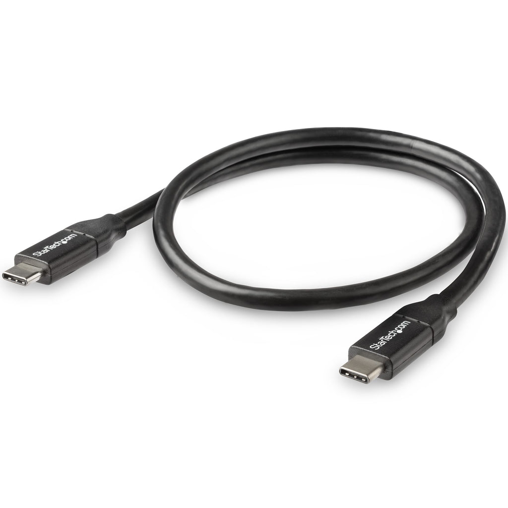 StarTech.com USB2C5C50CM cable USB 0,5 m 0,48 Gbit/s 100 W Negro (4)