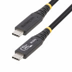 StarTech.com 50C-40G-USB4-CABLE cable USB USB4 Gen 3x2 0,5 m USB C 40 Gbit/s Negro (2)