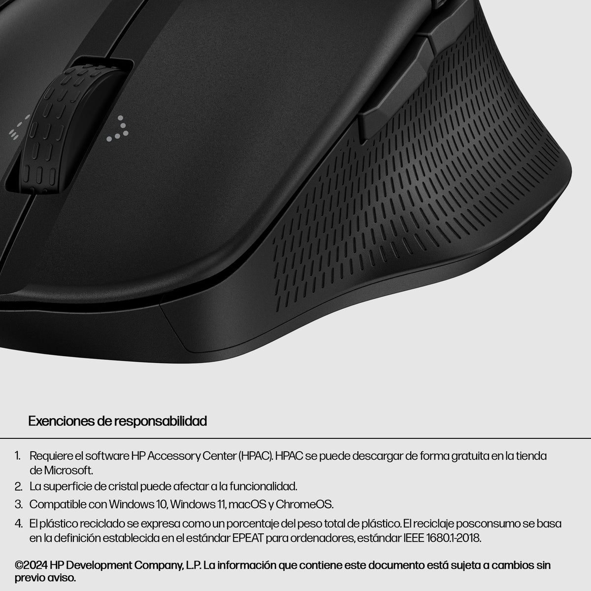 HP 685 Comfort Dual-Mode Mouse ratón Hogar Mano derecha Wi-Fi 1200 DPI (9)