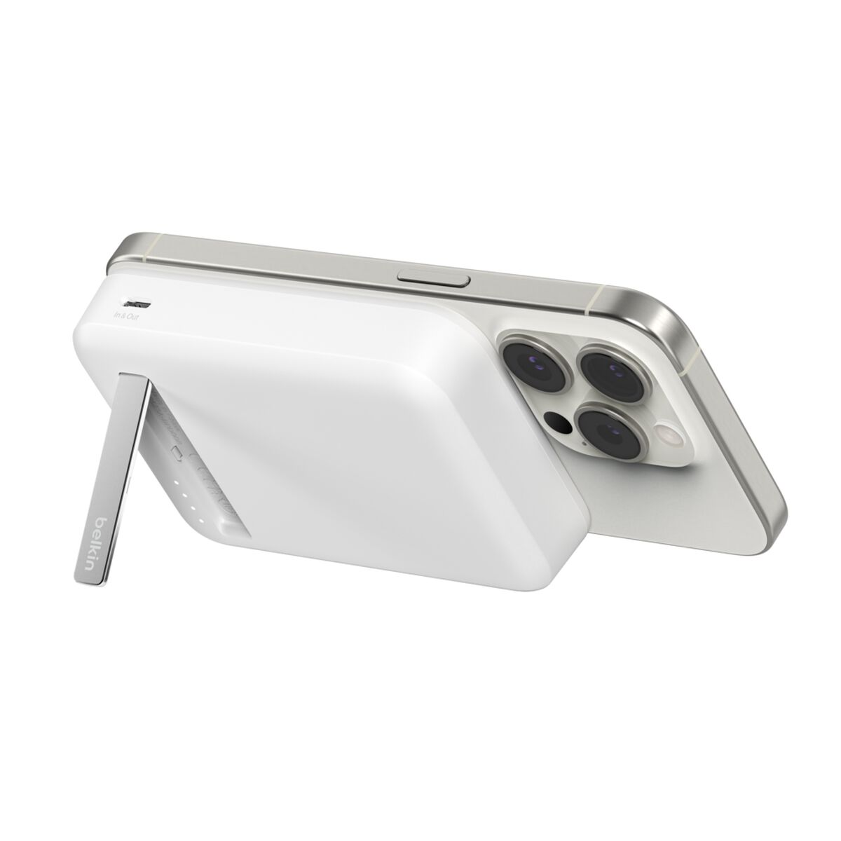 Belkin BoostCharge Pro Wireless charging White (^10K MAGSAFE POWERBANK KICKSTANDWHT)