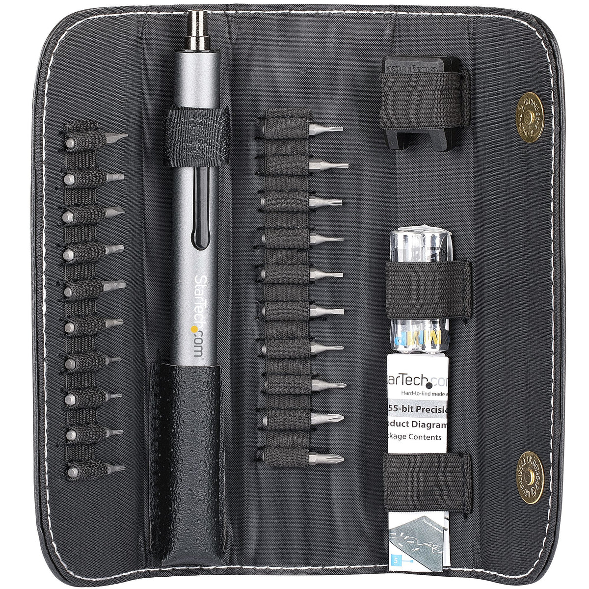 StarTech.com CTK20PCEDRIVE destornillador eléctrico y llave de impacto 110 RPM Plata