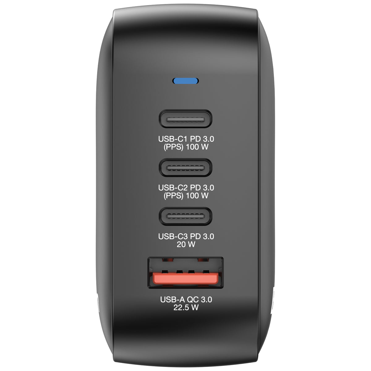 Verbatim Mini GaN Charger 100W Universal Negro Corriente alterna Carga rápida