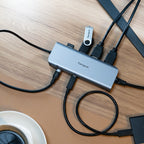 Targus DOCK427GL base para portátil y replicador de puertos Alámbrico USB 3.2 Gen 2 (3.1 Gen 2) Type-C Gris (2)