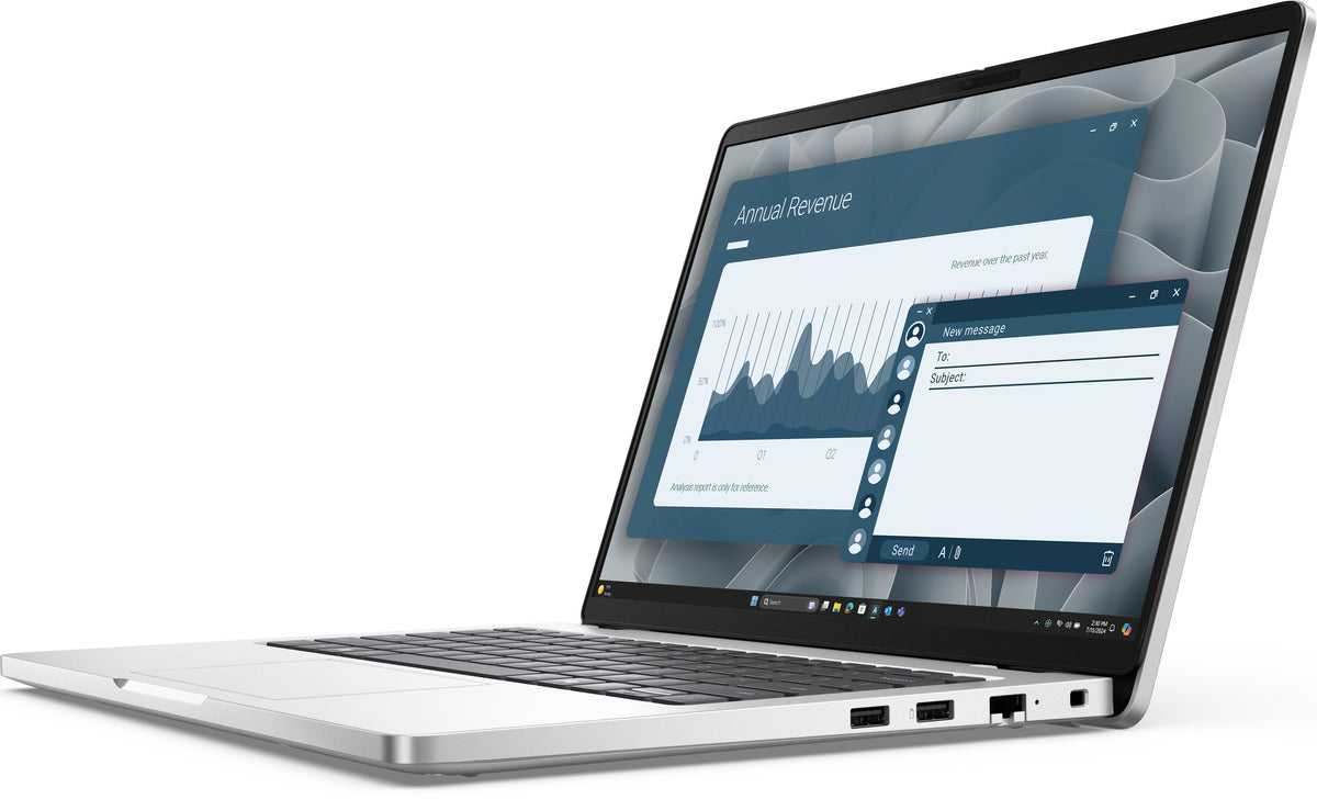 DELL Pro 14 PC14255 Copilot+ PC AMD Ryzen AI 7 350 Portátil 35,6 cm (14") Full HD+ 16 GB DDR5-SDRAM 1 TB SSD Wi-Fi 6E (802.11ax) Windows 11 Pro Platino Alemán (4)