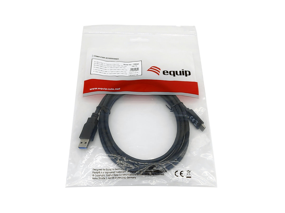 Equip 128344 cable USB USB 3.2 Gen 1 (3.1 Gen 1) 2 m USB A USB C 5 Gbit/s (8)